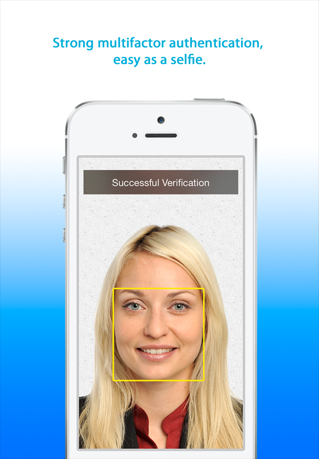 BioID’s facial recognition app makes logging into mobile websites or apps easier and more secure.