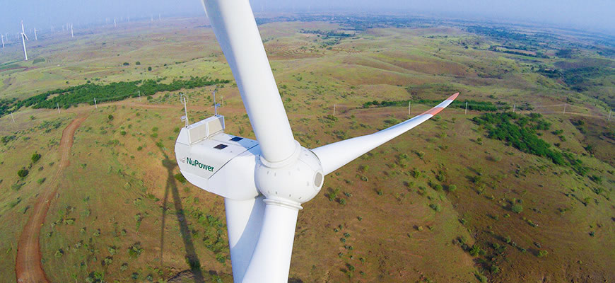 This project is built with 2.05 MW wind turbines manufactured by NuPower with advanced German Technology.