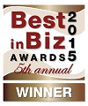Best in Biz Awards 2015 bronze winner logo