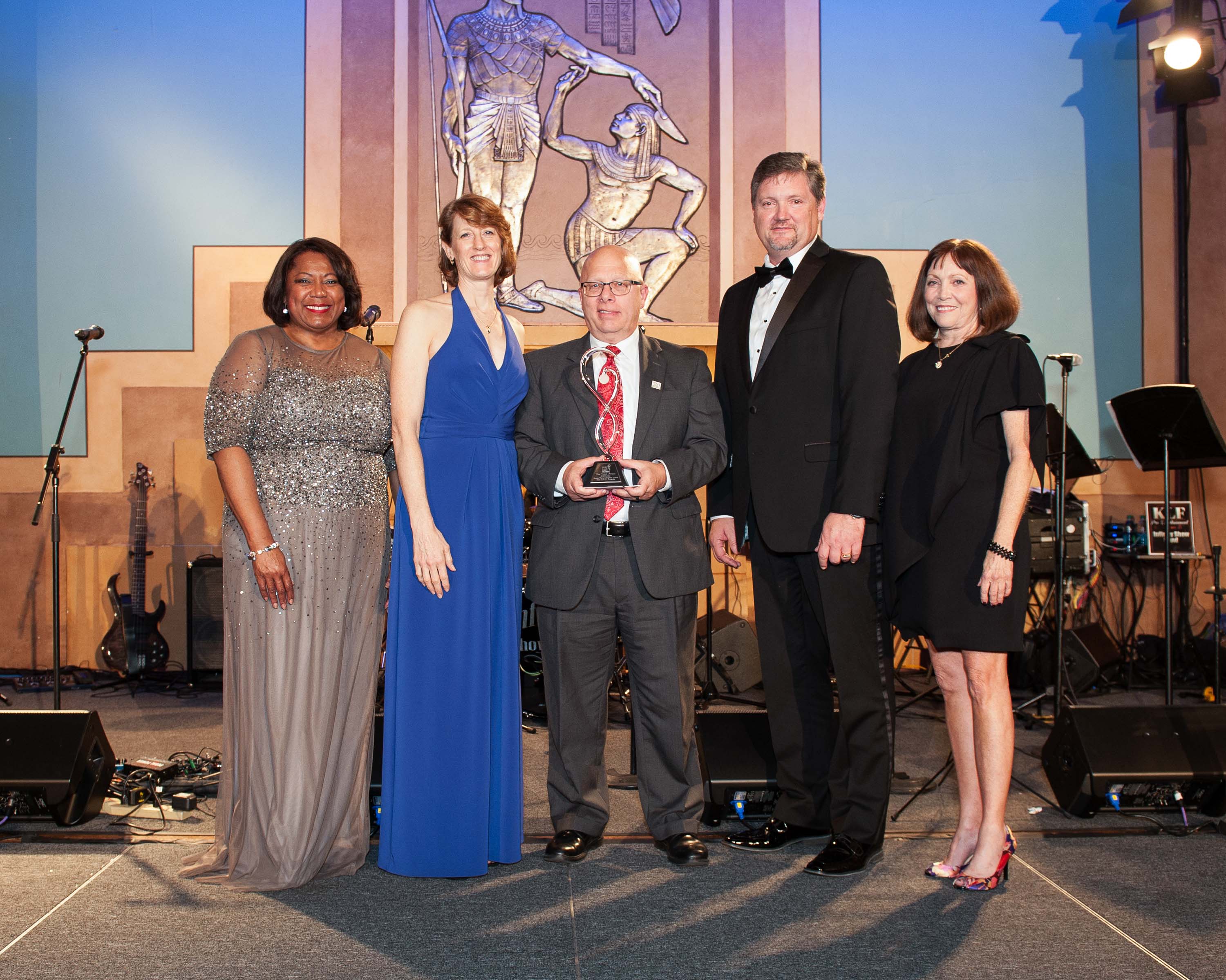 (Center) SONOCO Wins Coveted Voice Award During 2015 GWBC LACE Awards