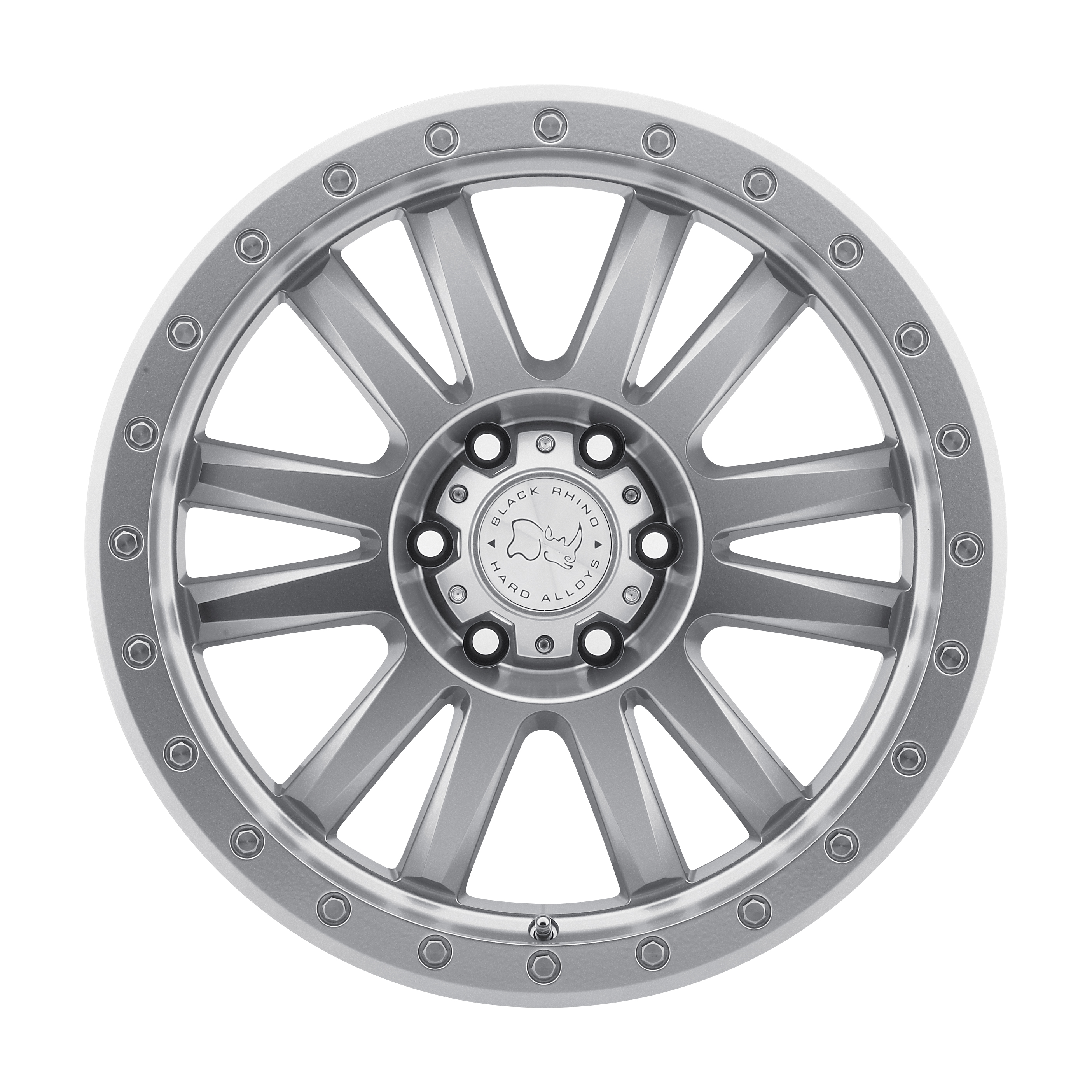 Black Rhino Wheels- Tanay in silver with machine face