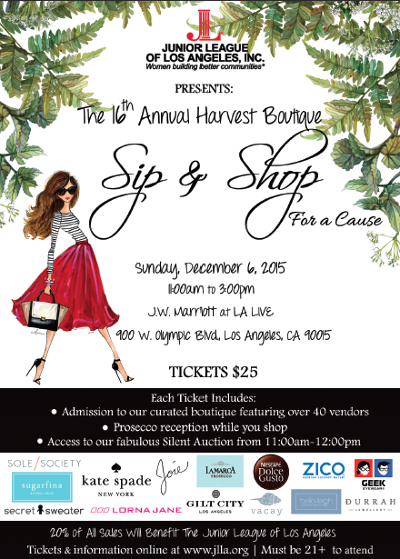 The 16th Annual Harvest Boutique ‘Sip and Shop for a Cause’ Event