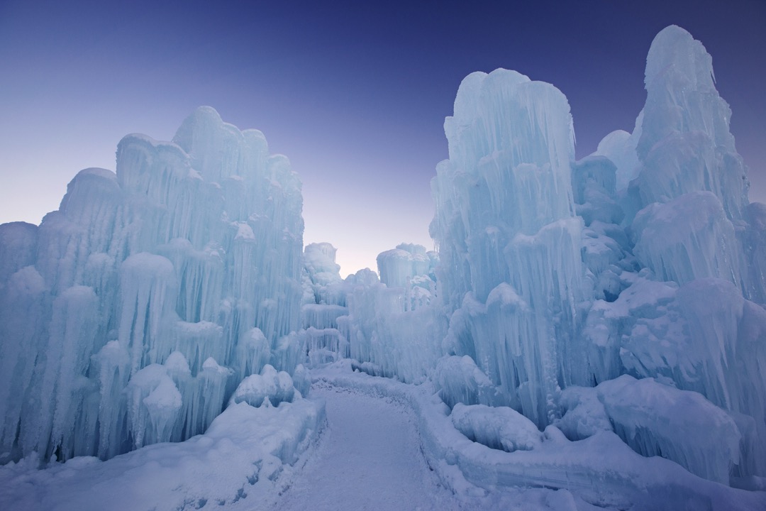 The Ice Castle in New Hampshire