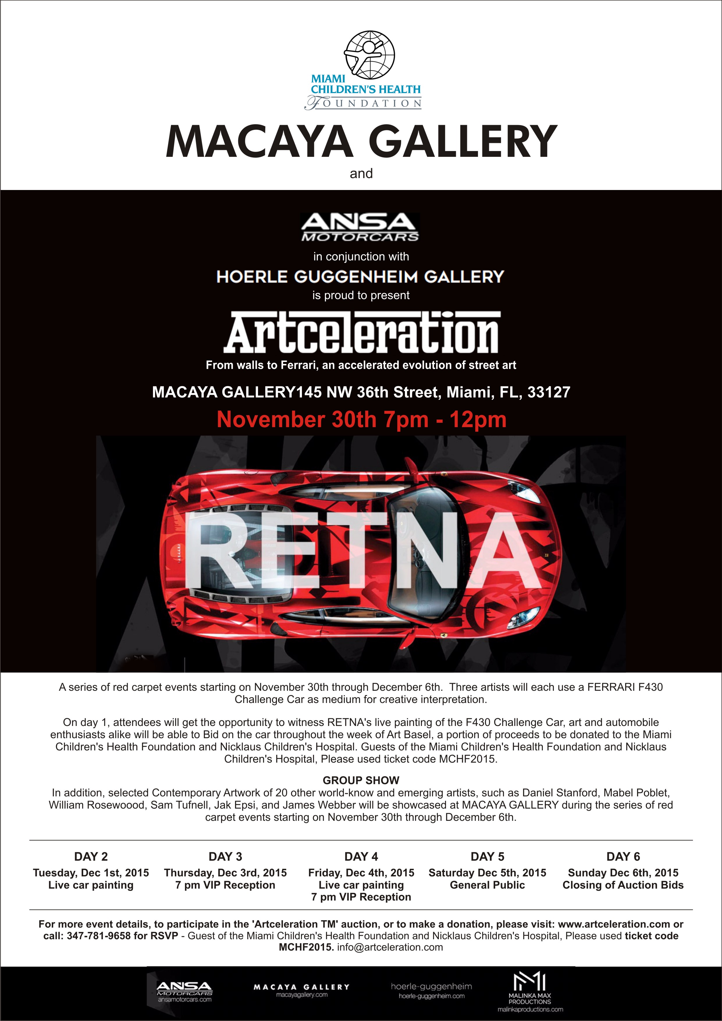 Artceleration was created to merge the automotive and art world together to showcase one-of-a-kind pieces of art.