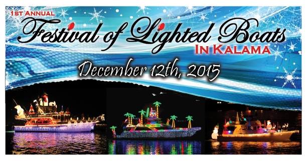 Family fun in Kalama at the Festival of Lighted Boats, December 12.