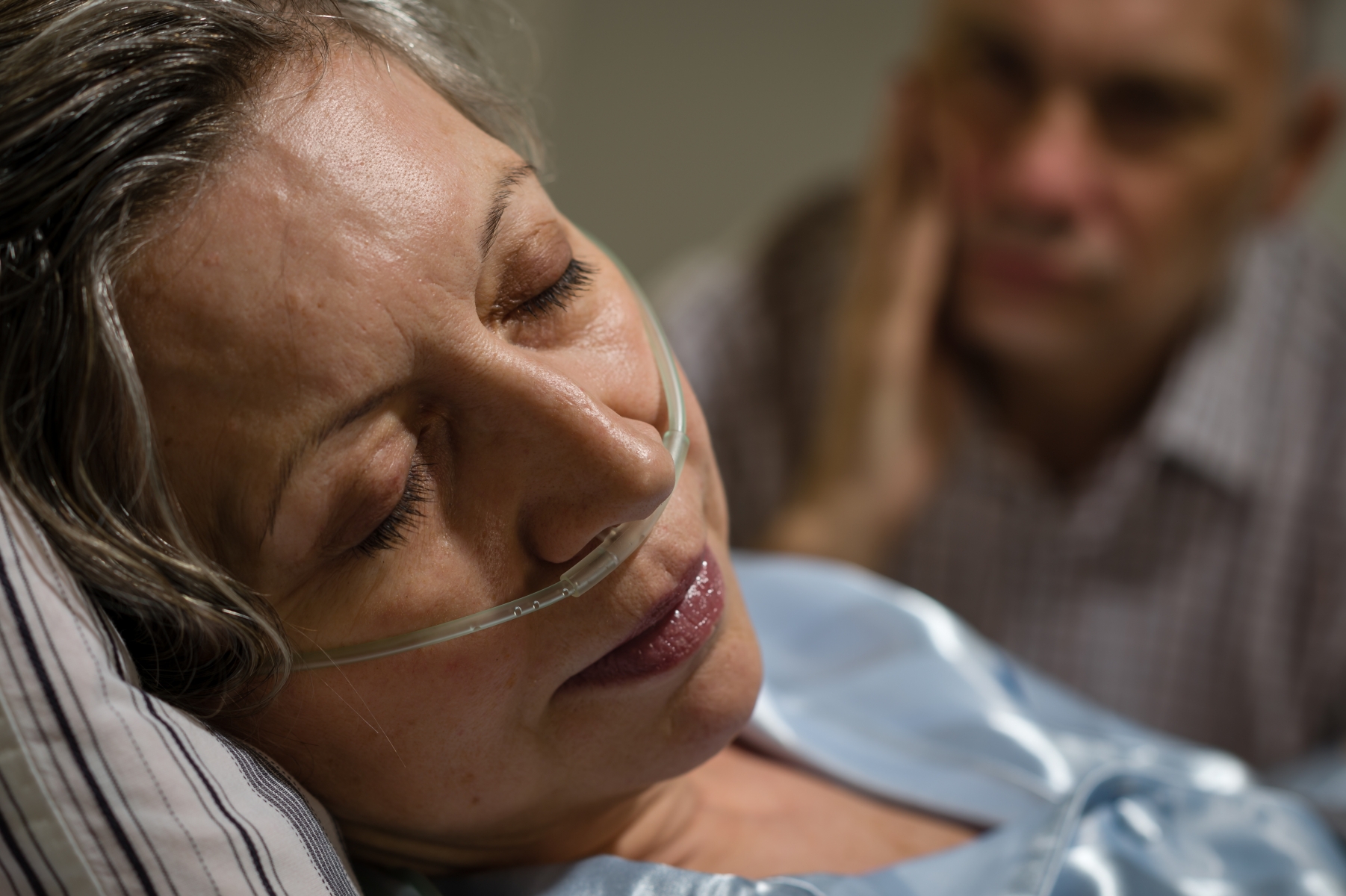 The Nasal Comforter helps  patients who are on oxygen