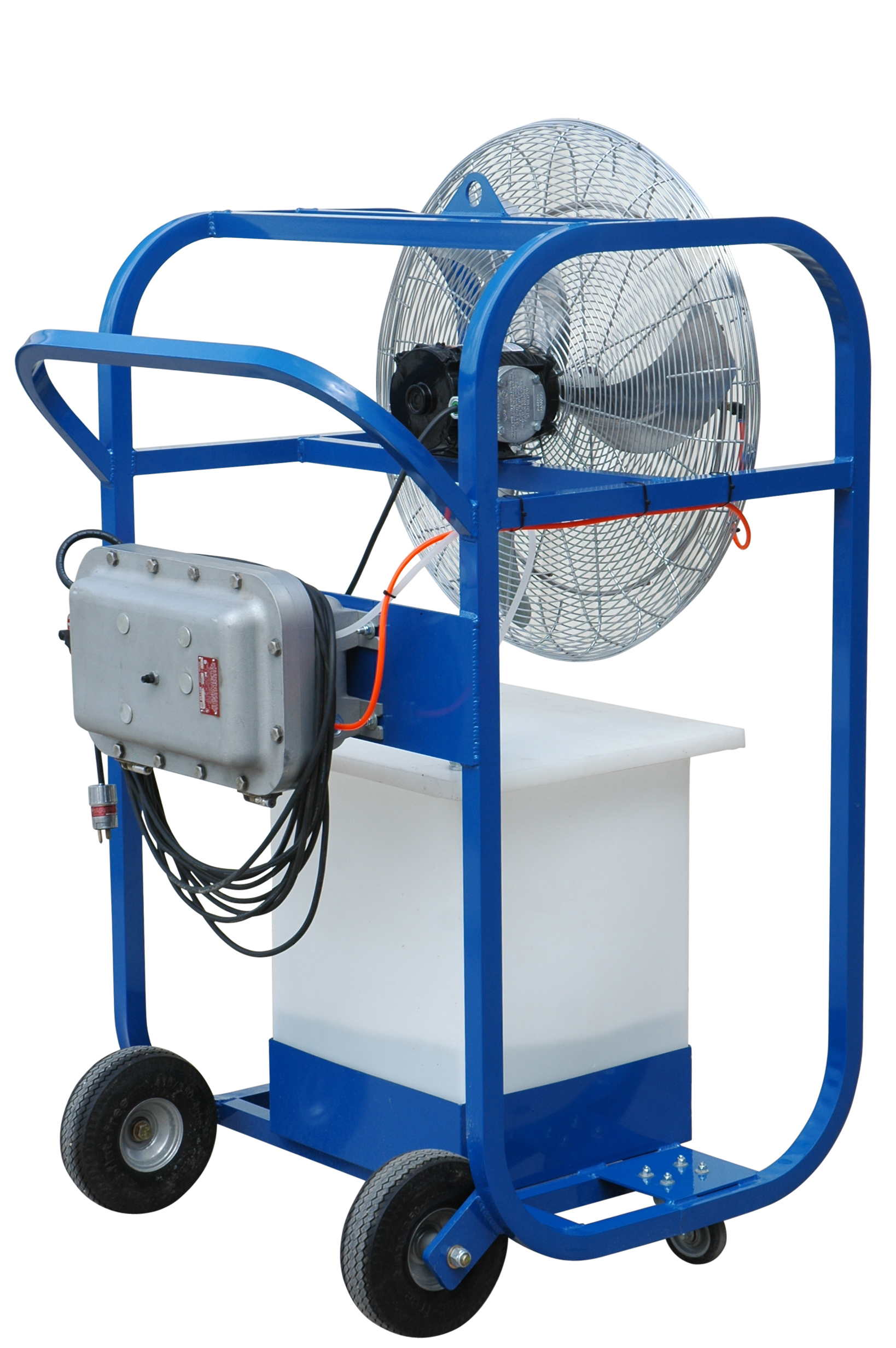 Class 1 Division 1 Portable Air Chiller Mounted on Cart with 6" Wheels