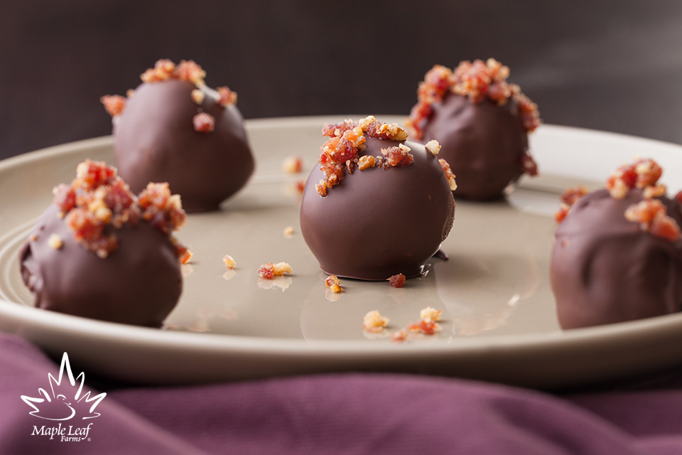 2015 Honorable Mention Duck Bacon Chocolate Truffles