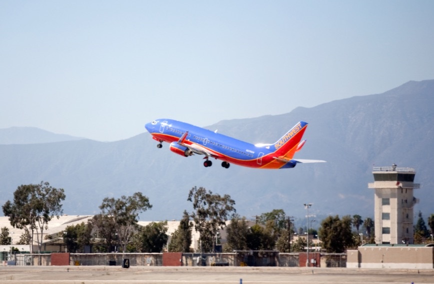 Southwest Plane Taking Off