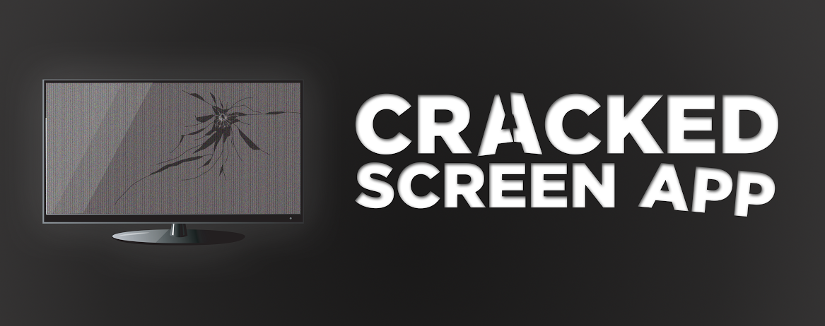 Cracked Screen App Logo for Apple TV