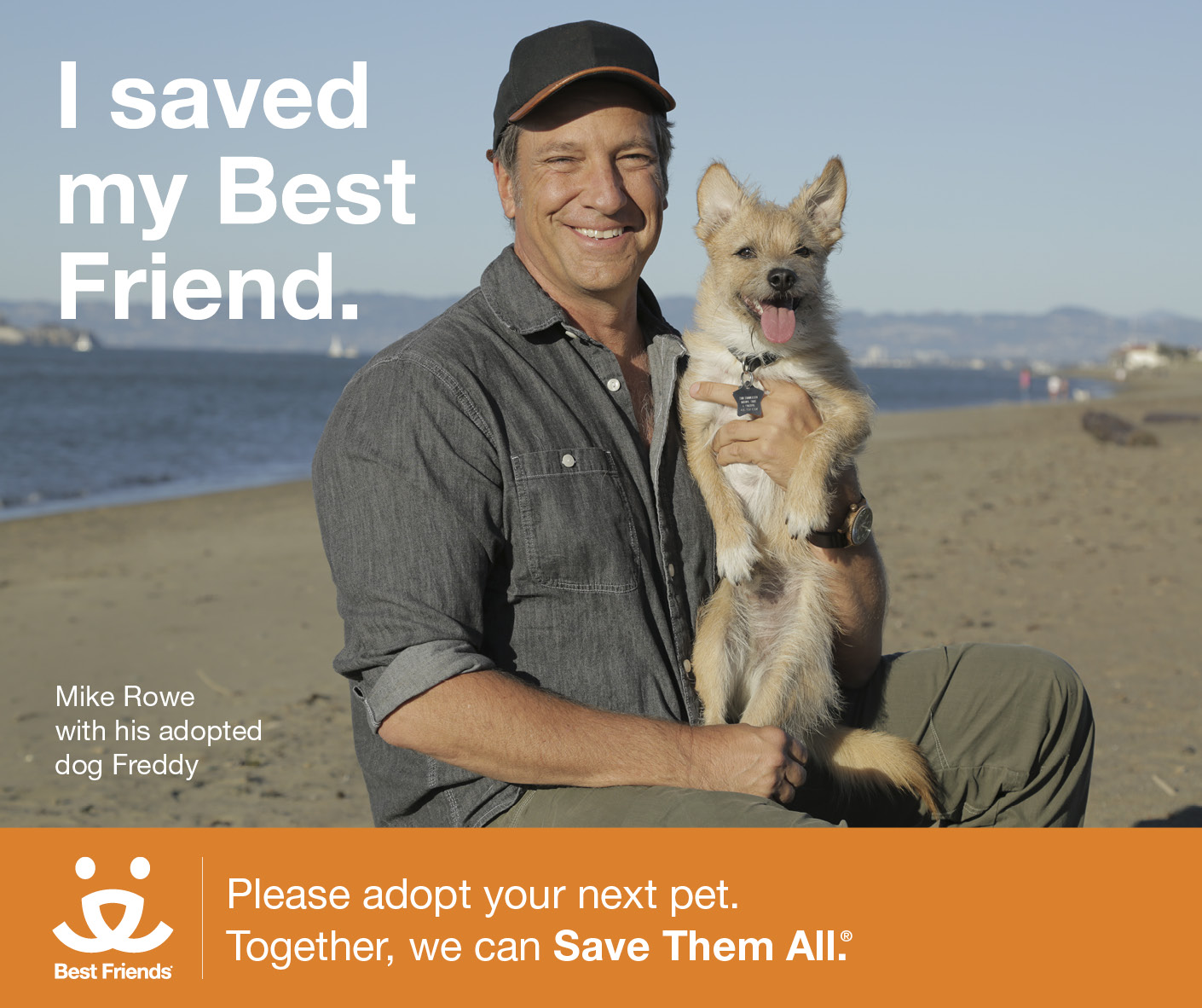 Mike Rowe for I Saved My Best Friend campaign