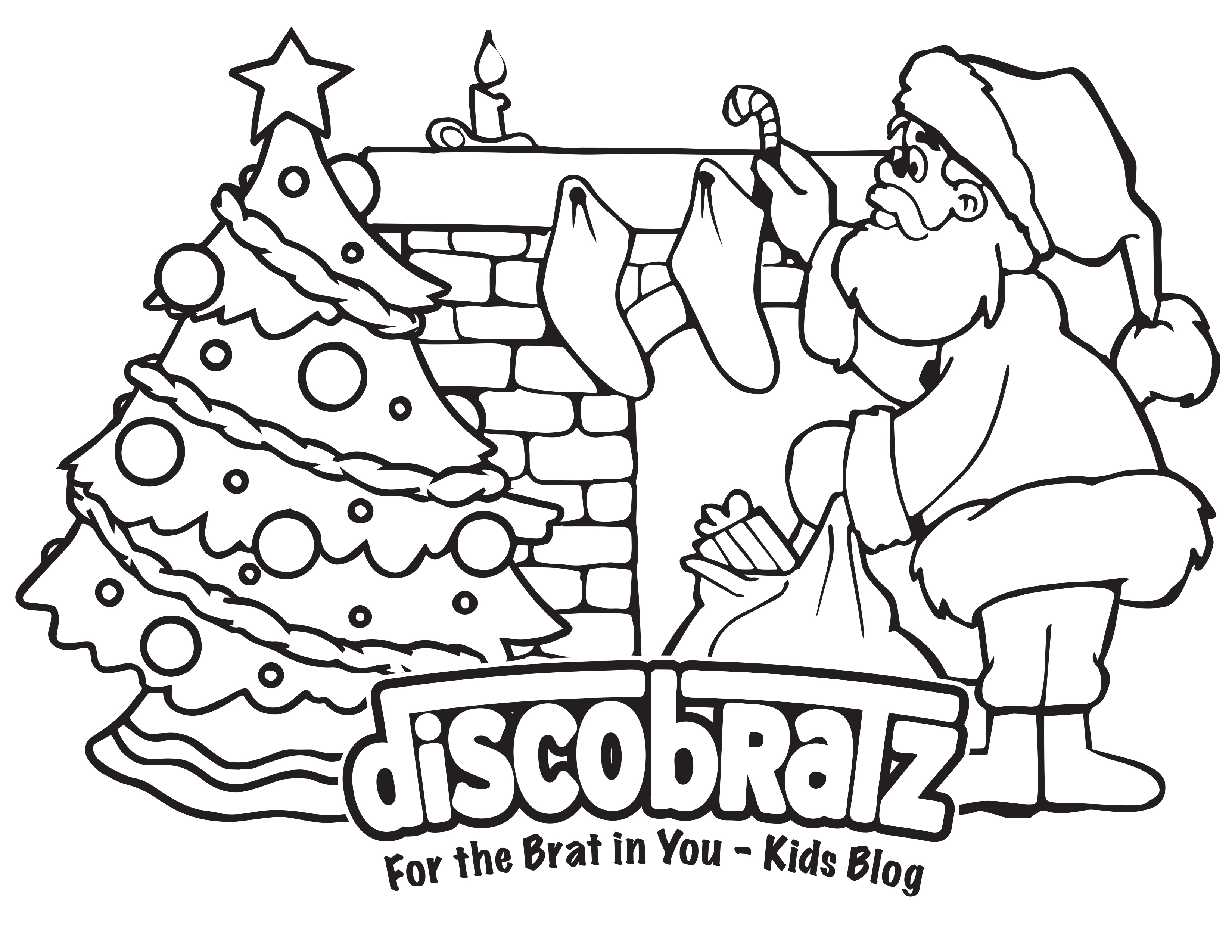 Christmas Themed Coloring Pages 6