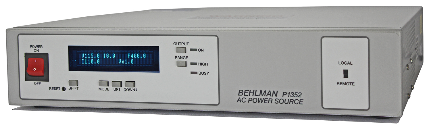 Behlman P1352: AC power from 120 VAC input.  Output up to 1350 VA.