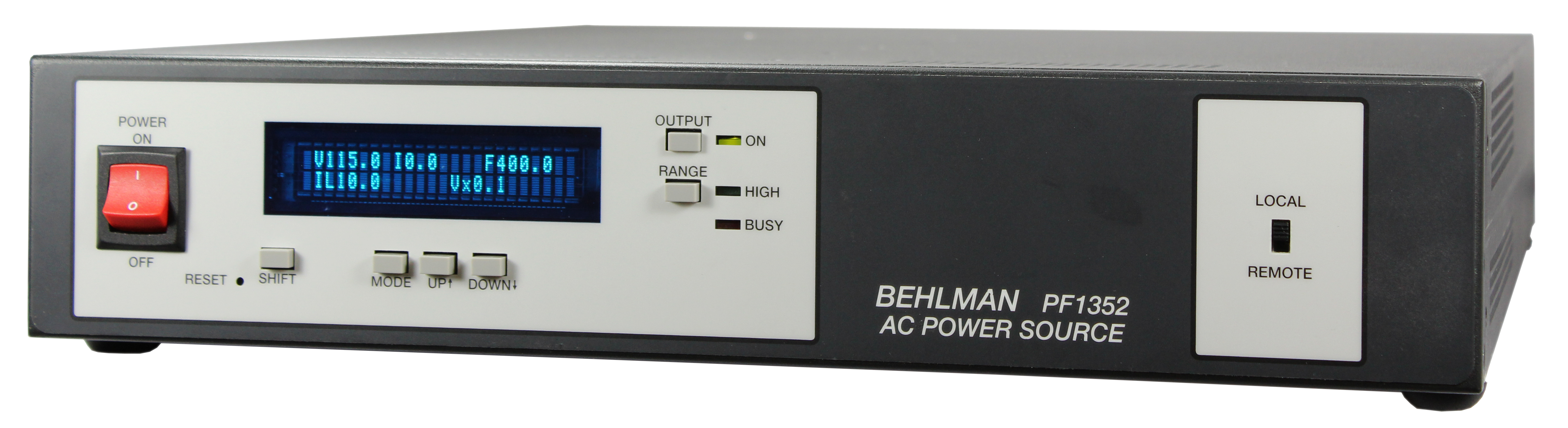 Behlman PF1352: AC power from 95-270 VAC input.  Output up to 1350 VA.