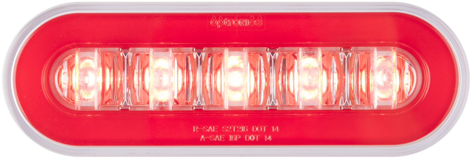 The STL112 six-inch oval and STL113 four-inch round LED stop, tail, turn lamps are available with standard PL-3 connectors.