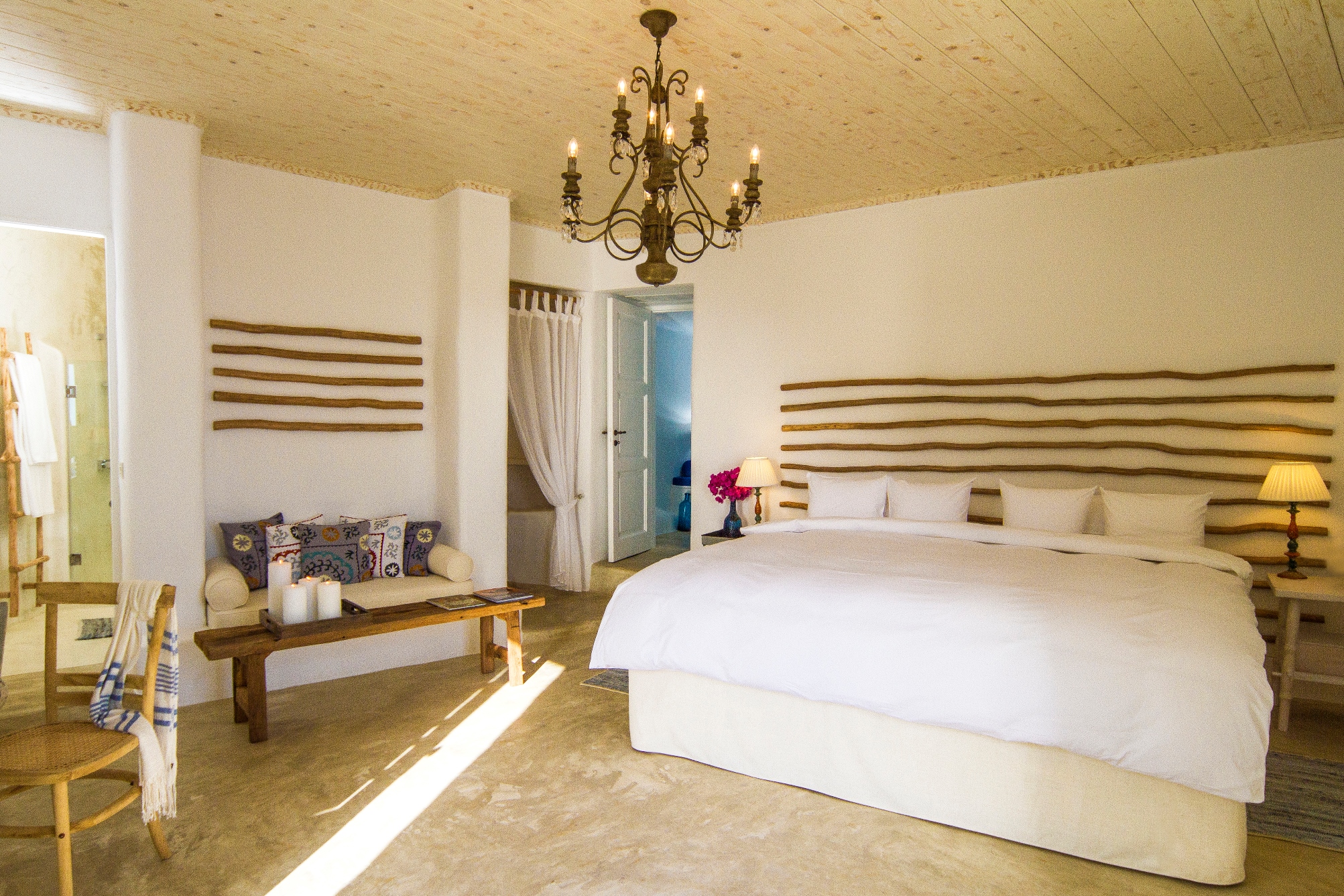 Iconic Santorini Suite Bedroom