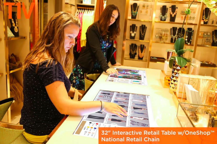 T1V Interactive Table for Retail
