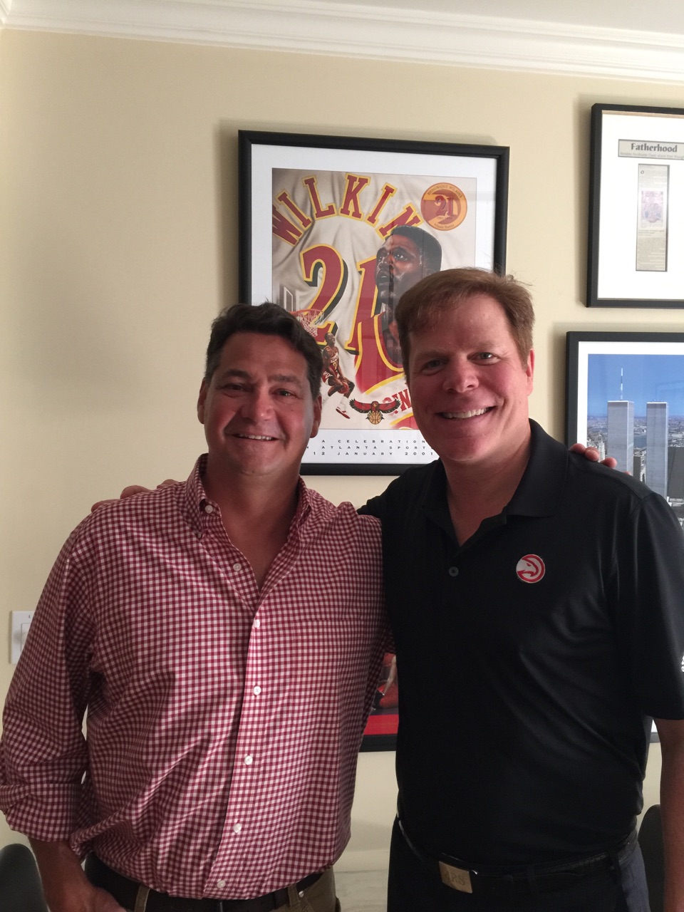 Uncle Maddio's founder and CEO Matt Andrew with Investor and Attorney Rutherford Seydel