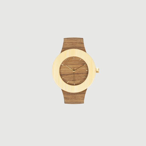 Analog Wooden Watch