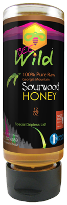 Gourmet Specialty Food Bee Wild Sourwood Honey, Finalist Good Food Awards