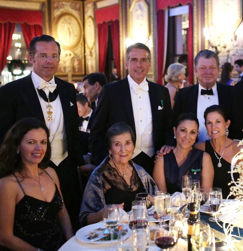 (Standing l to r): Mr. Mario Kranjac, Officer Daniel McClory,  Mr. Leonardo Zangani;  (Seated l to r): Mrs. Nancy Kranjac, Mrs. Helen Catacuzzeno, Dame Florentina McClory and Mrs. Sheryl DeVone