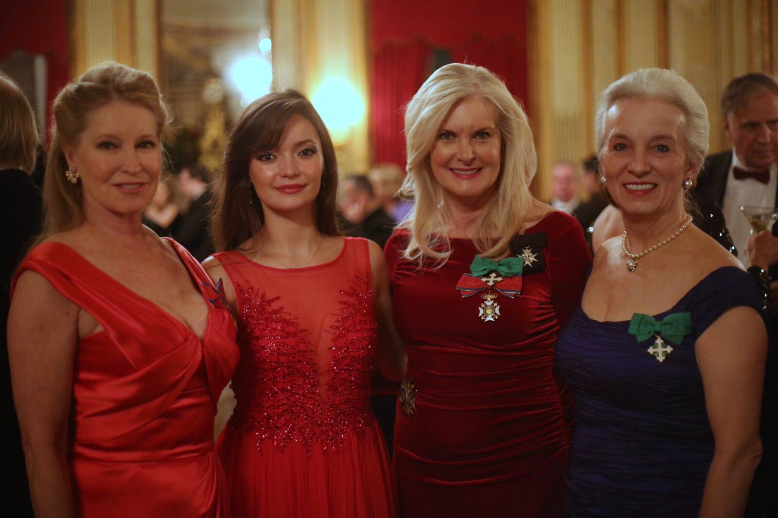 (l to r): Mrs. Lisa Niemi Swayze, Milana Dostanitch, Esq., Dame Mica Mosbacher and Dame Dr. Anna Armstrong