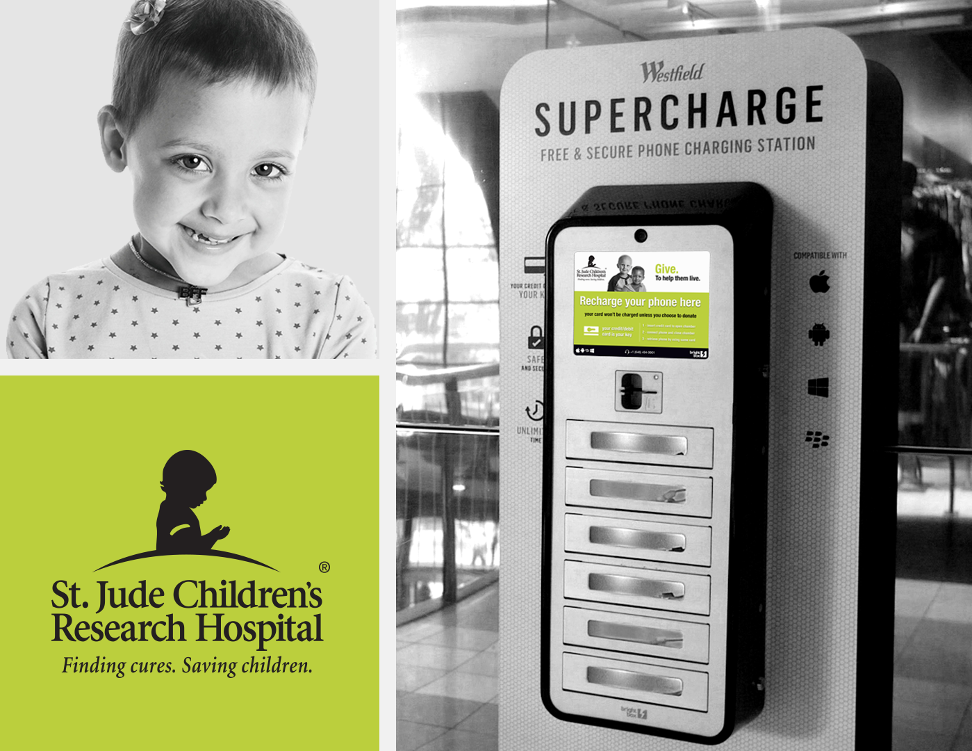 Brightbox at Westfield Malls' St.Jude Children's Research Hospital Charitable Contribution Campaign