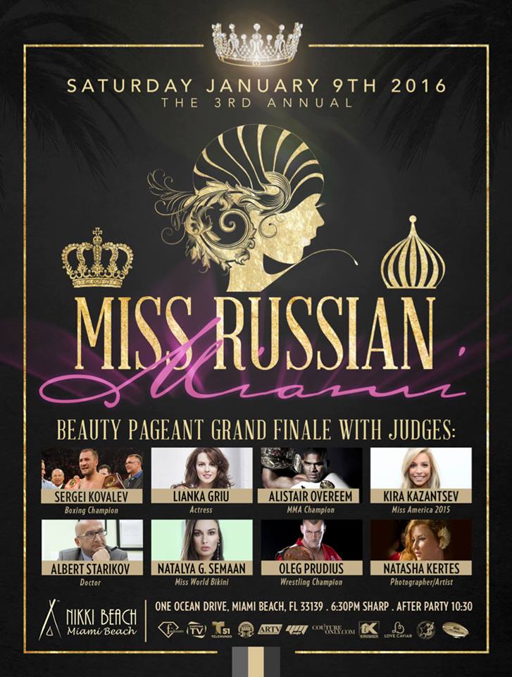 Miss Russian Miami Beauty Pageant 2016