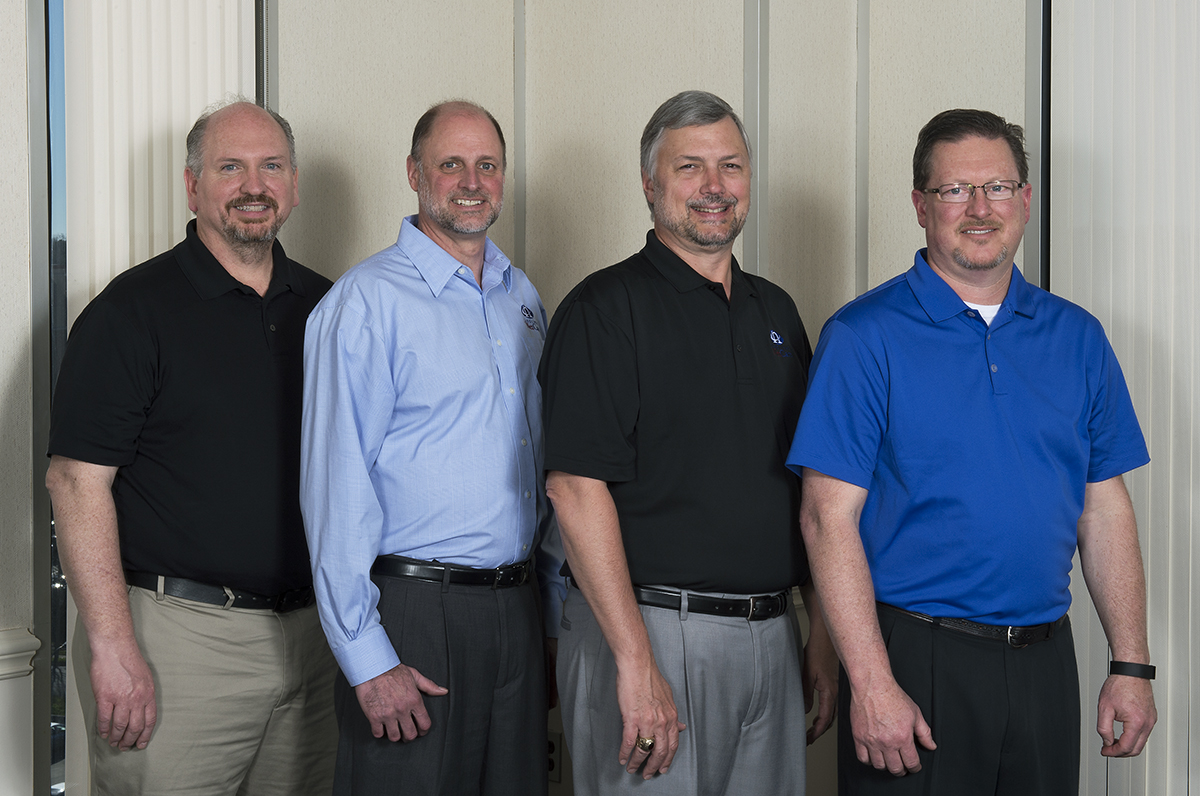 Partners from recently merged Carolinas Net Care LLC from left to right: Max Haithcox, Fred Longetti, Greg Aker and Lee Eskridge