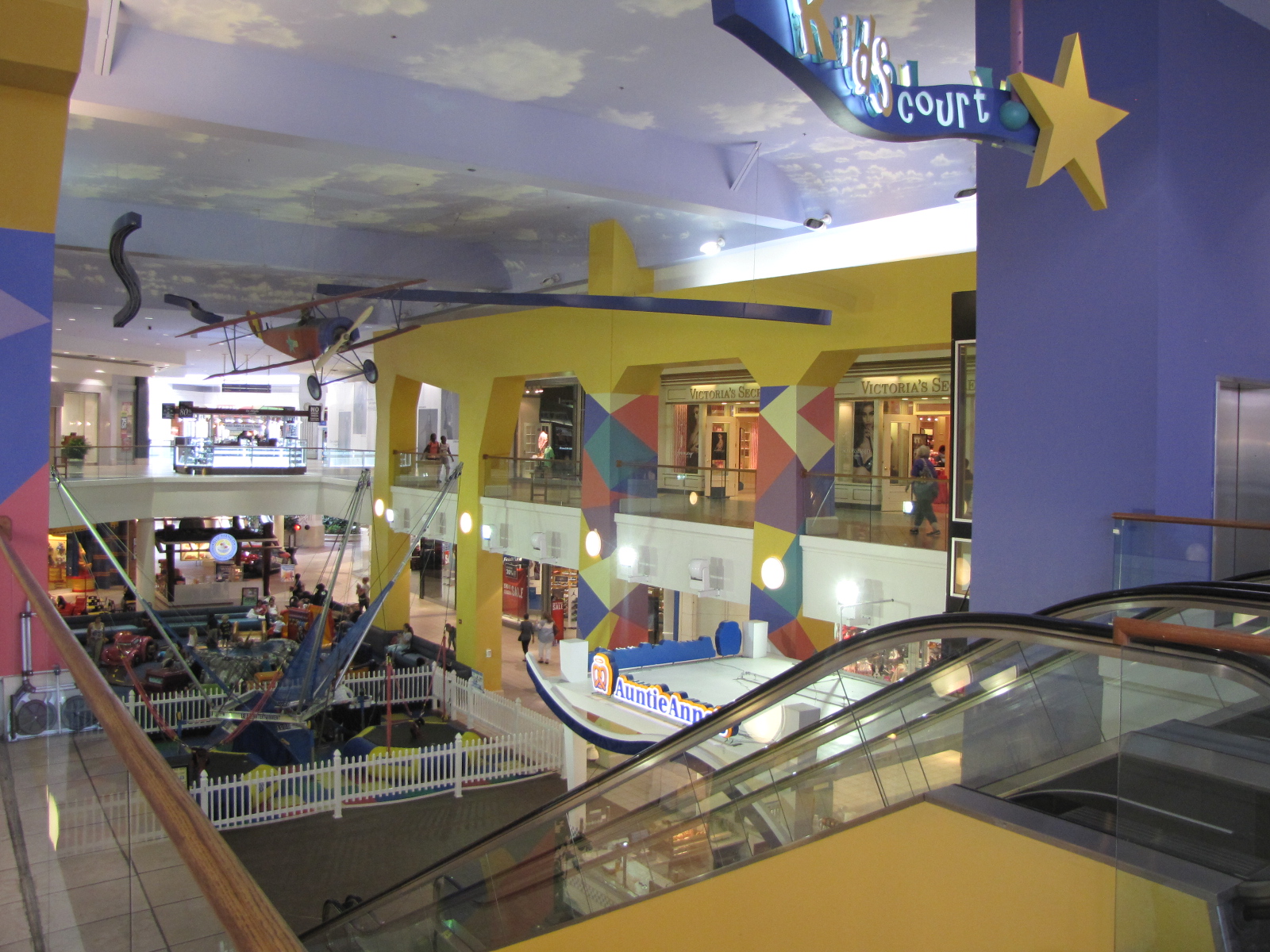 Before image of the interior of the Ridgmar Mall