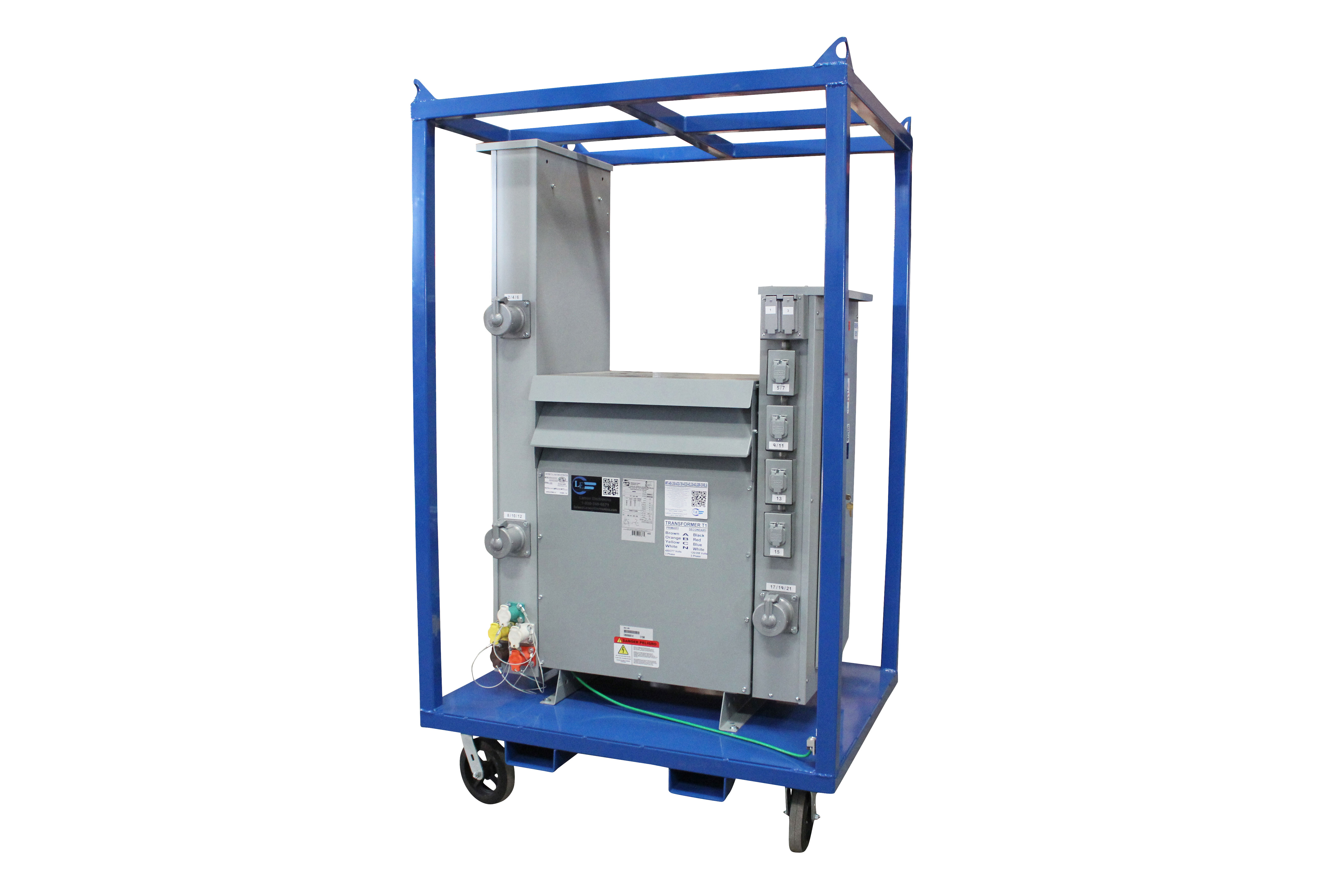75 KVA Power Distribution System with multiple ports to power equipment