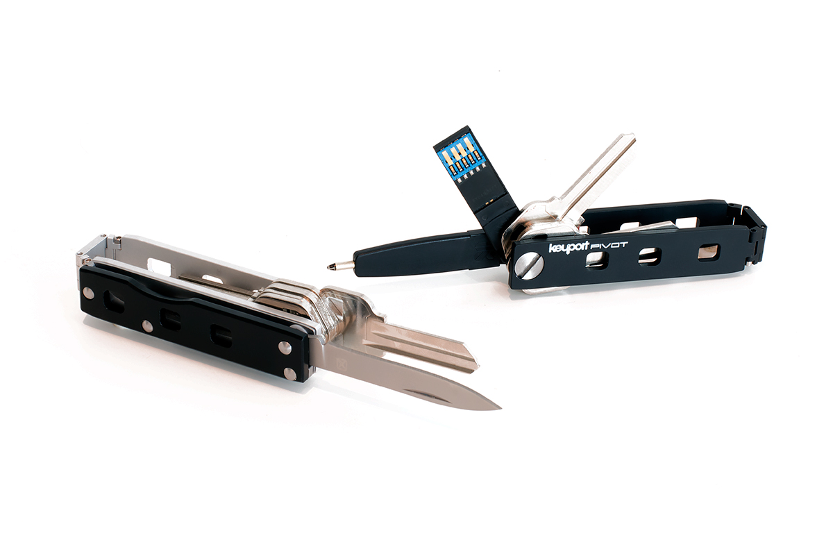 The Pivot integrates a customer’s existing keys and can accommodate nine or more with an extension kit.