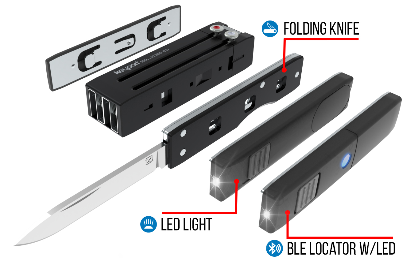 The premium Keyport Slide 3.0 continues to utilize Keyport Blades for one-handed access.