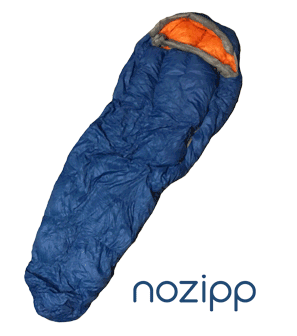 The nozipp sleeping system in action