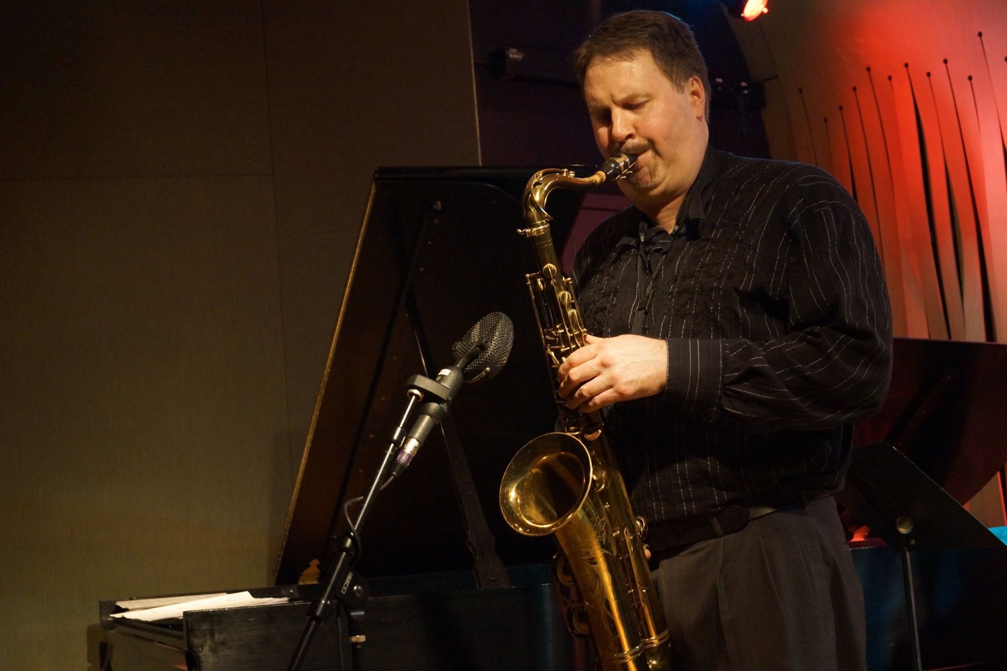 Tenor saxophonist Russ Nolan in performance at Firehouse 12, New Haven, CT.
