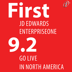 First JD Edwards E1 9.2 Go Live in North America