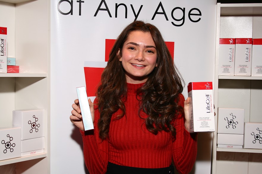 Emily Robinson from the Golden Globe Nominated Show "Transparent" Poses with LifeCell Skincare