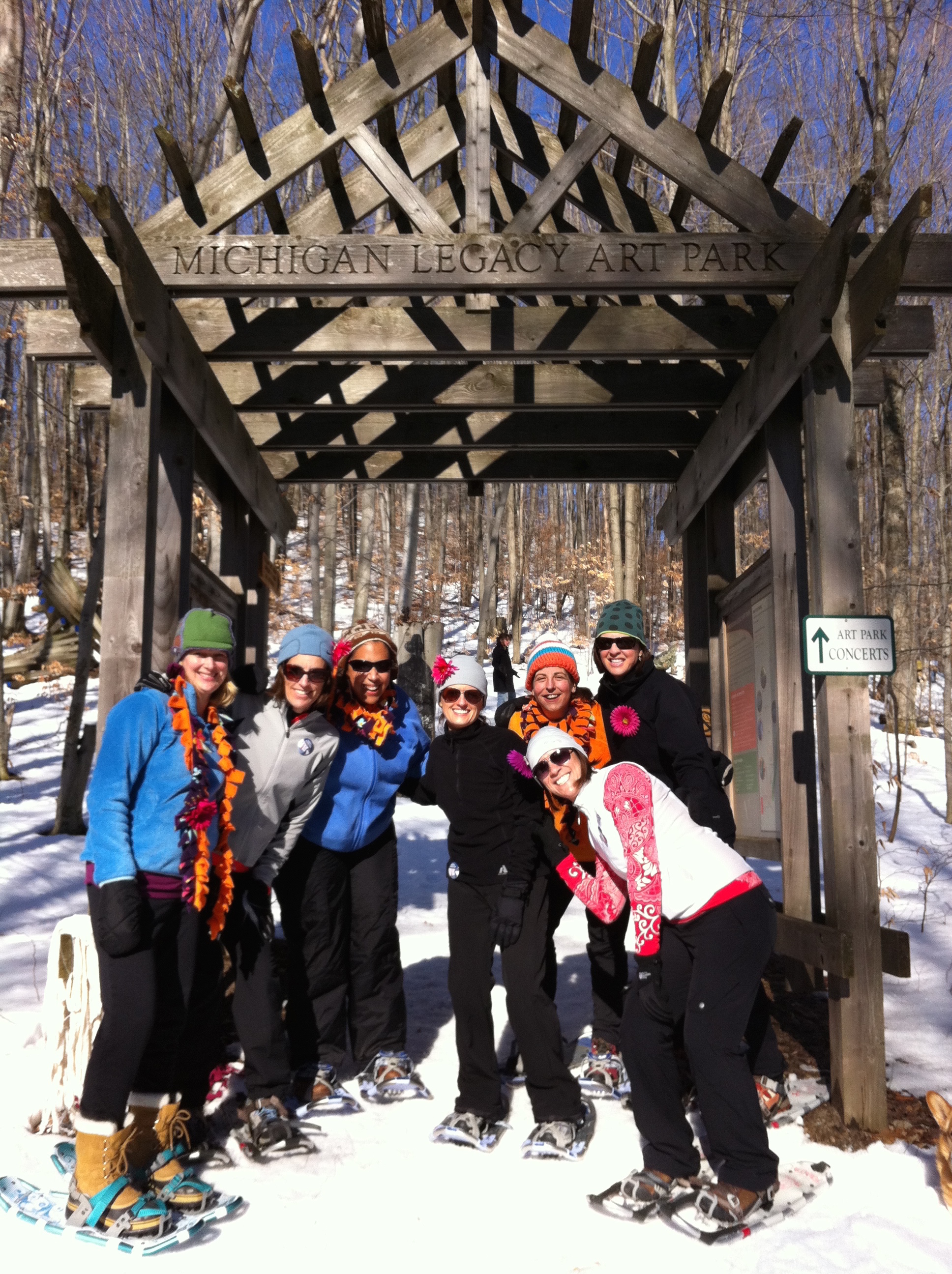 Snowshoeing in Benzie County