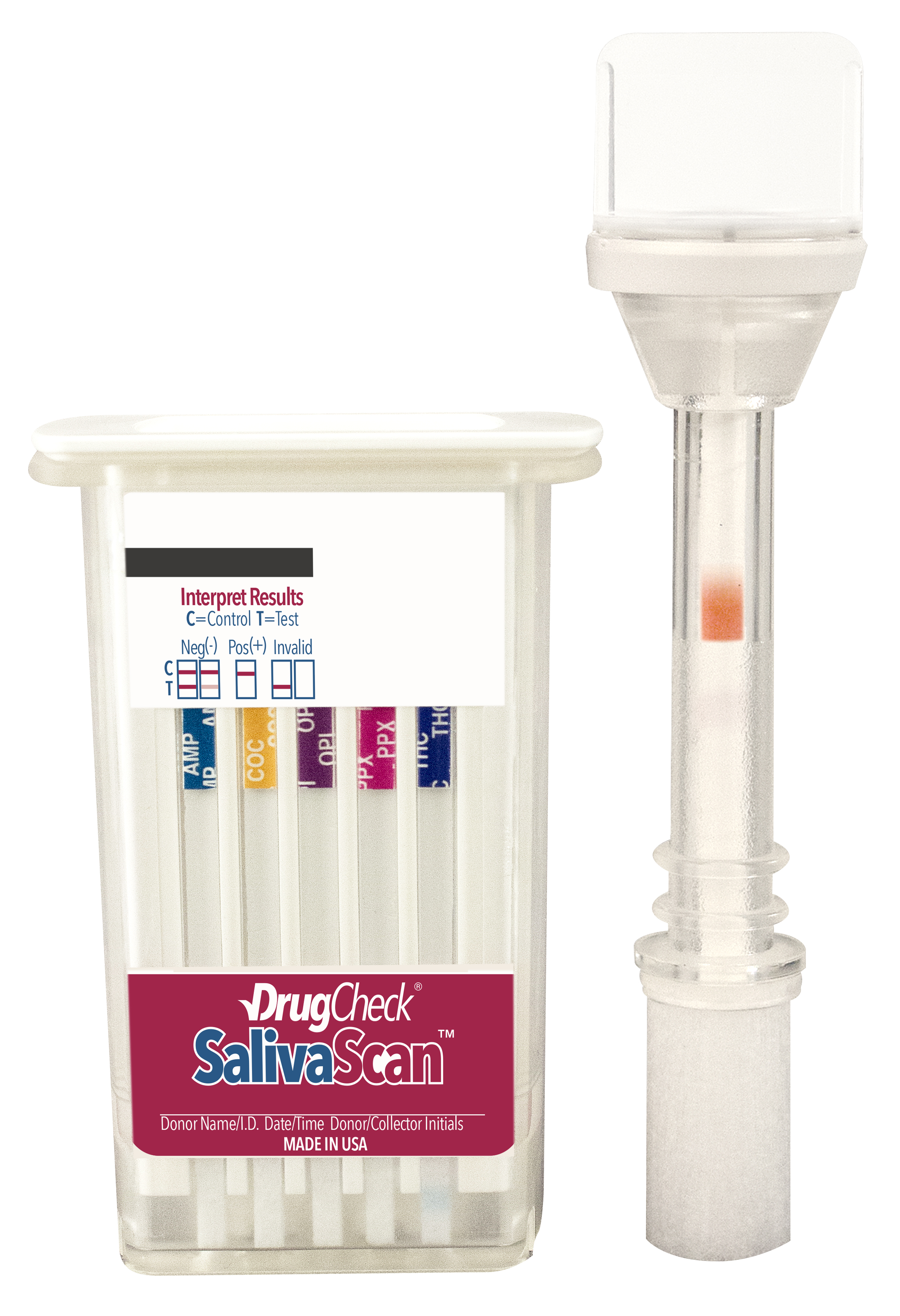 DrugCheck® SalivaScan™ Oral Fluid Test