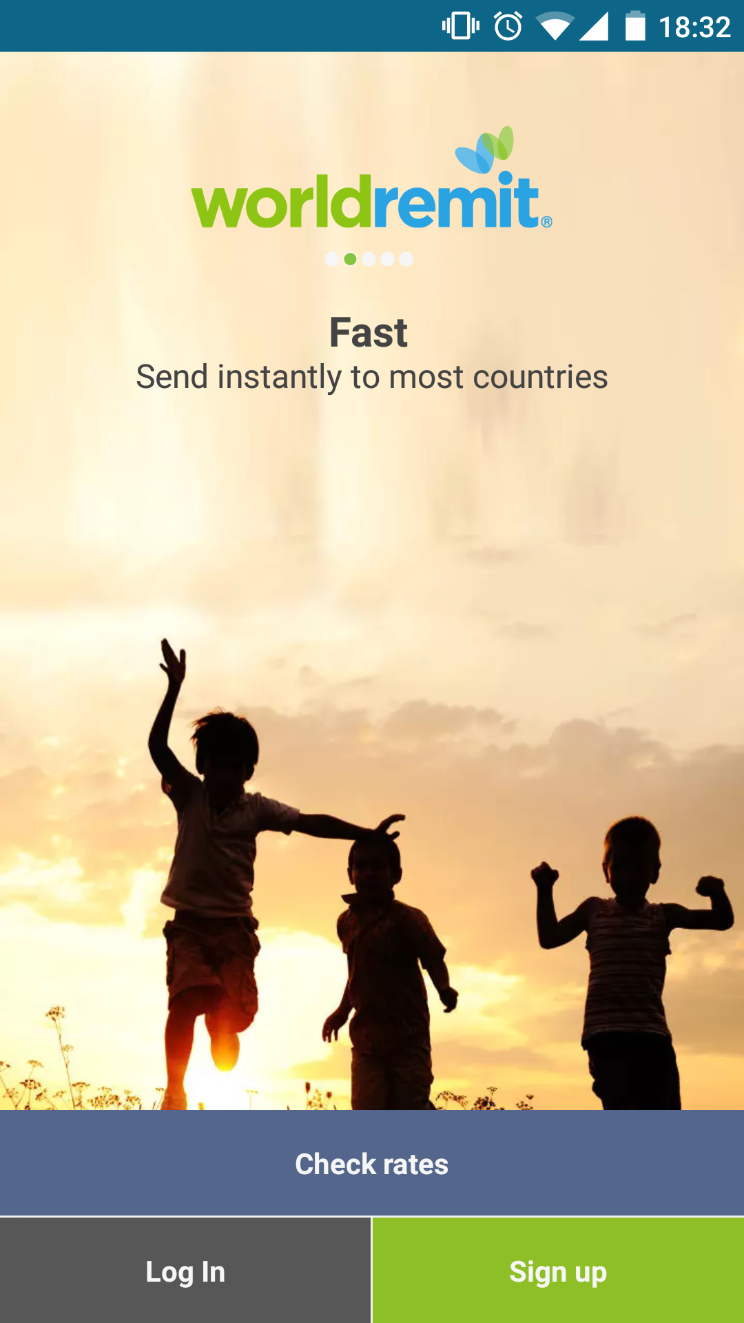 WorldRemit Android app - Fast