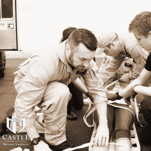 Castle MedFlight Medical team members take part in ongoing continuing education.
