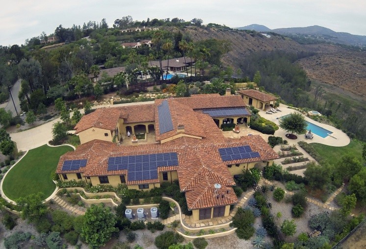 This 28.29 kW Baker solar system, comprised of 82 SunPower 345 solar panels, allows these homeowners to meet 95% of their energy needs with a significant reduction in their electricity costs.