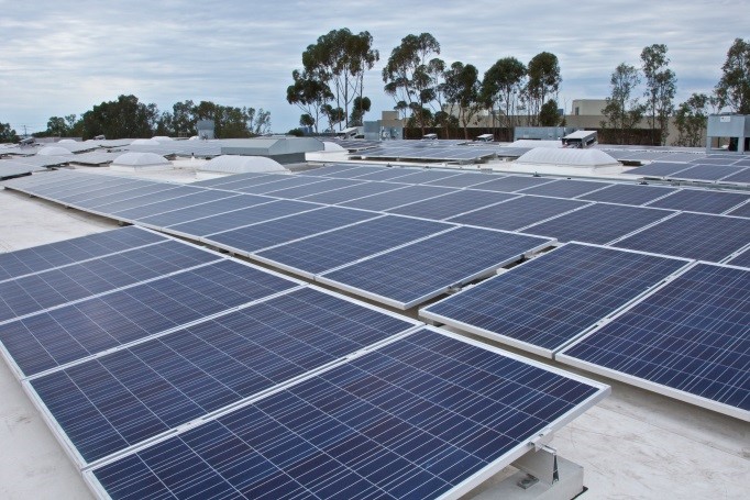 Savings from the San Diego Food Bank’s 1,400-panel rooftop Baker solar system allows the provision of an additional 600,000 meals annually.