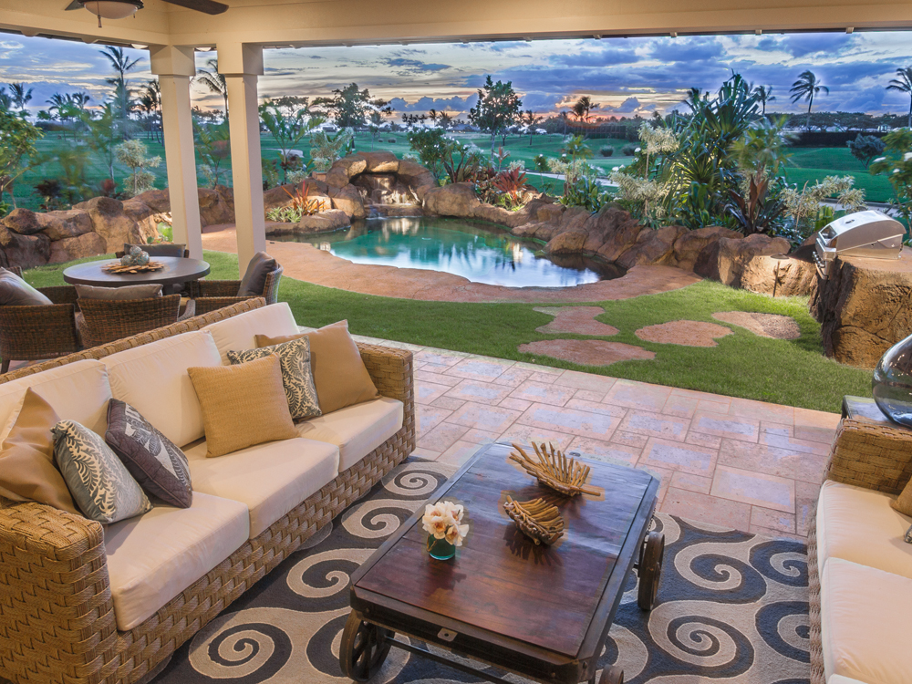 Private Lanai and Swimming Pool.