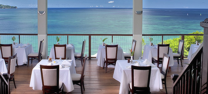 Calabash Cove is home to Windsong, a fantastic restaurant with an amazing view.