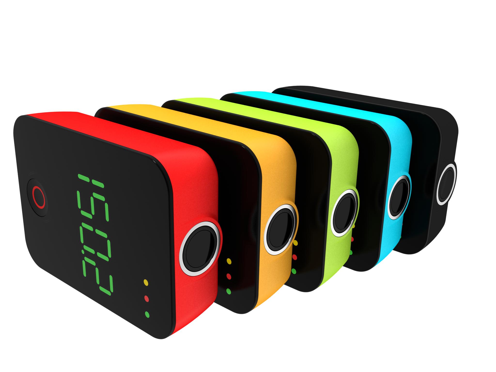 Camile Bike Cam with GPS is available in 5 colors