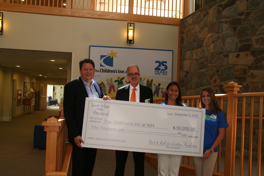 $50,000 Donation to the Children's Inn at NIH