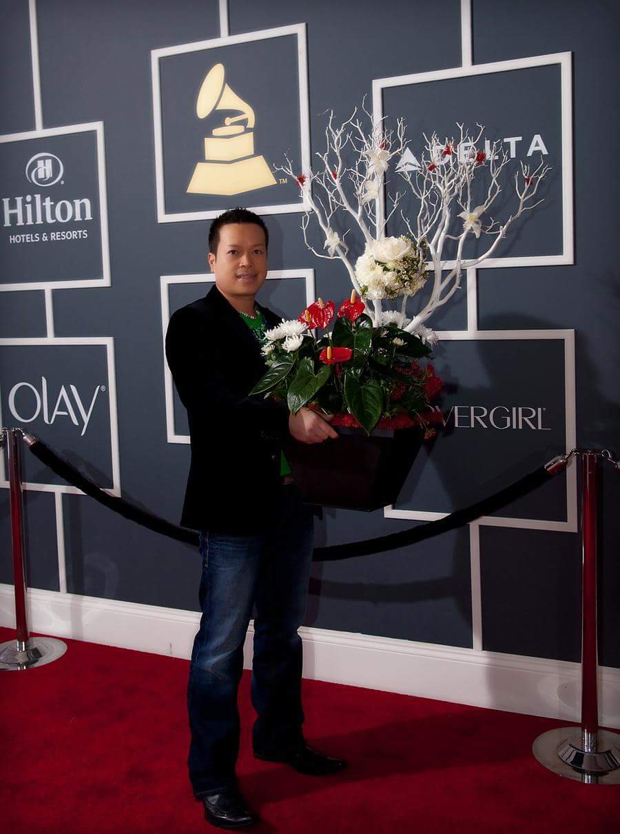 Official Botanical Artist of the Grammy Awards®, Grammy Floral Design, Red Carpet Floral, Tu Bloom Designs®, Grammys Red Carpet