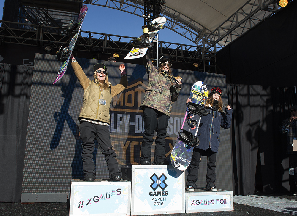 Monster Energy's Jamie Anderson Wins Silver in Women's Snowboard Slopestyle X Games Aspen 2016