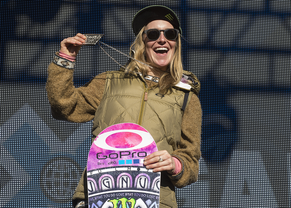 Monster Energy's Jamie Anderson Wins Silver in Women's Snowboard Slopestyle X Games Aspen 2016